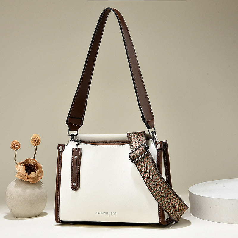 Women's Small Square Bag Bucket Bag Fashionable Western-style Crossbody Shoulder Bag